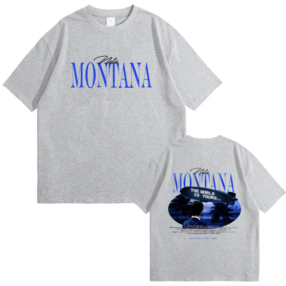 Nata Montana Gray T-Shirt – Natanael Cano