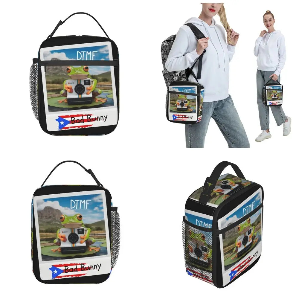 Lunch Bag DTMF – Bad Bunny “Polaroid Puerto Rico"
