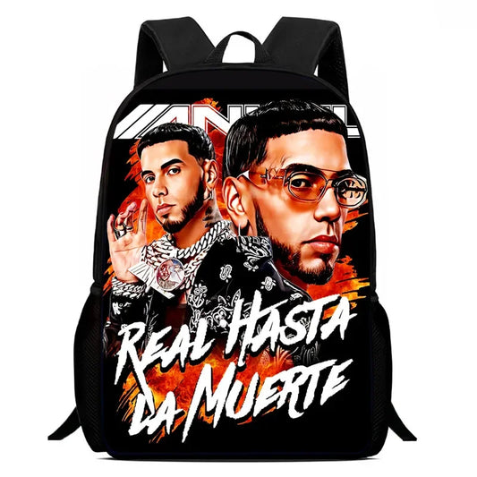 Anuel AA Real Hasta La Muerte Backpack