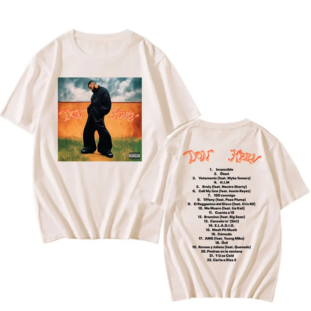 Beige DON KBRN T-Shirts – Singer Eladio Carrión