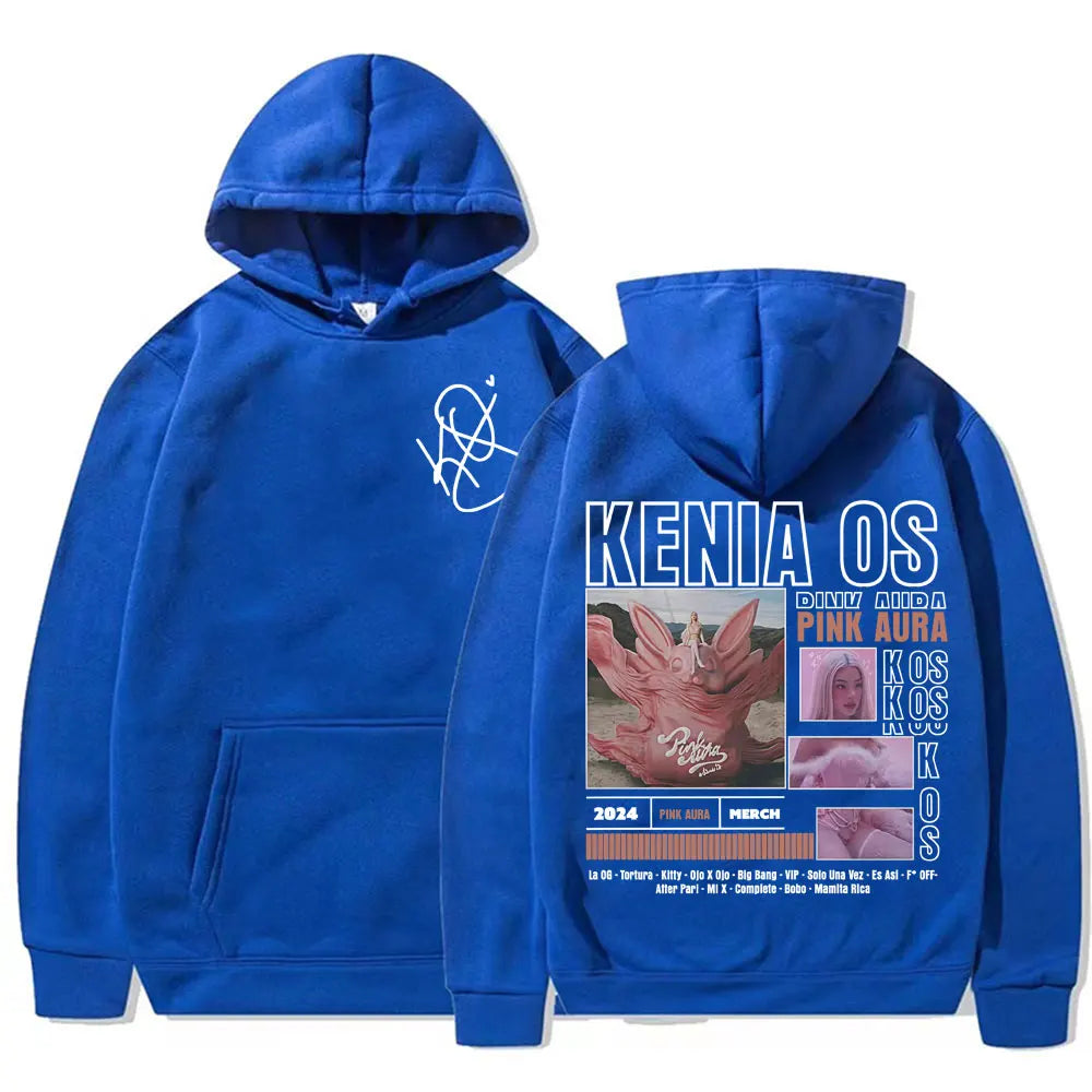 Blue Kenia OS Pink Aura Tour 2025 Hoodie