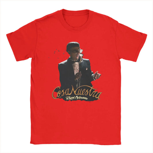 Rauw Alejandro T-Shirt – Cosa Nuestra Retro 2025 Red
