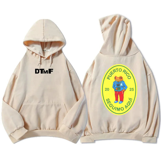 Debí Tirar Más Fotos Beige Bad Bunny Hoodie – Puerto Rico DTMF 2025