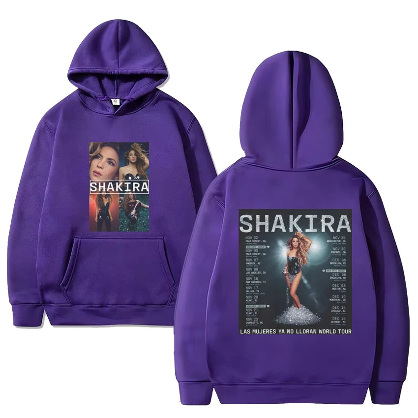 Shakira Hoodie – “Las Mujeres Ya No Lloran” World Tour Purple
