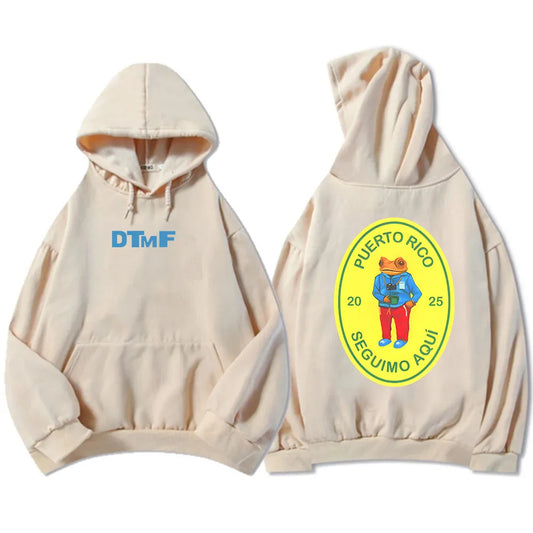Debí Tirar Más Fotos Beige Bad Bunny Hoodie – Puerto Rico DTMF 2025