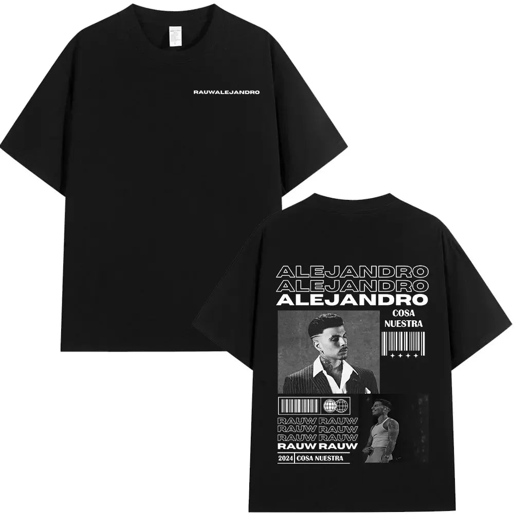 Rauw Alejandro Cosa Nuestra Black T-Shirt