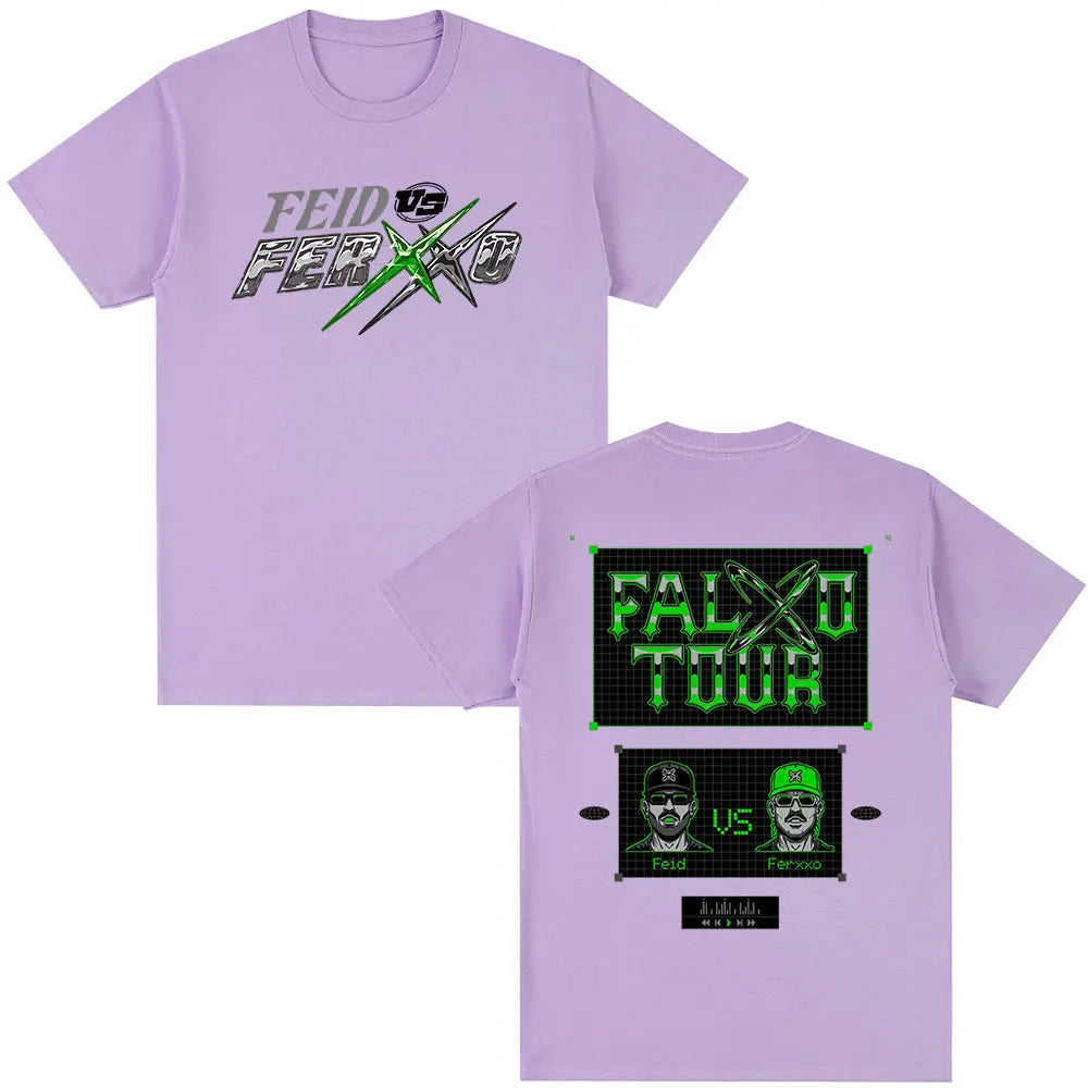 Feid EL GREEN PRINT: La Saga PALXO TOUR FEID VS FERXXO T-Shirt
