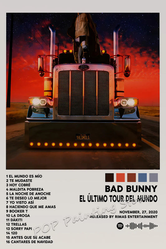Bad Bunny Poster – El Último Tour Del Mundo Album
