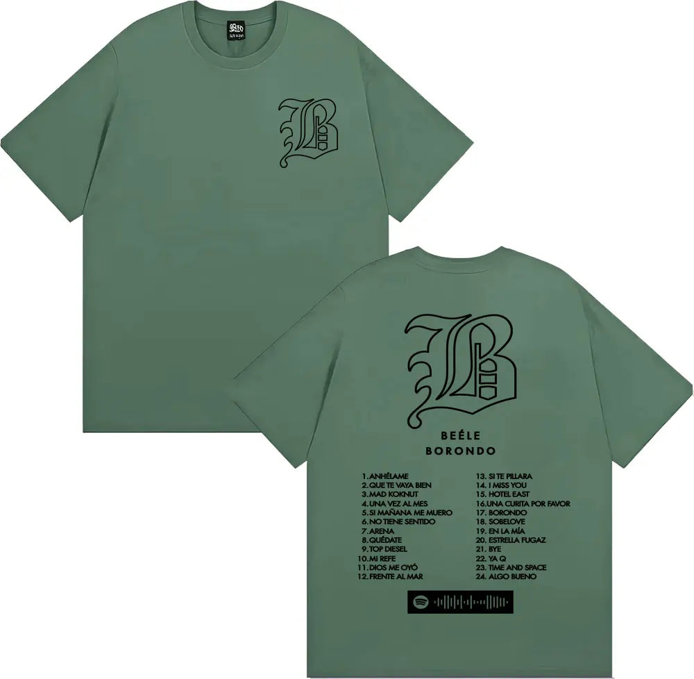 Beéle Borondo Tour Music T-Shirt - Green