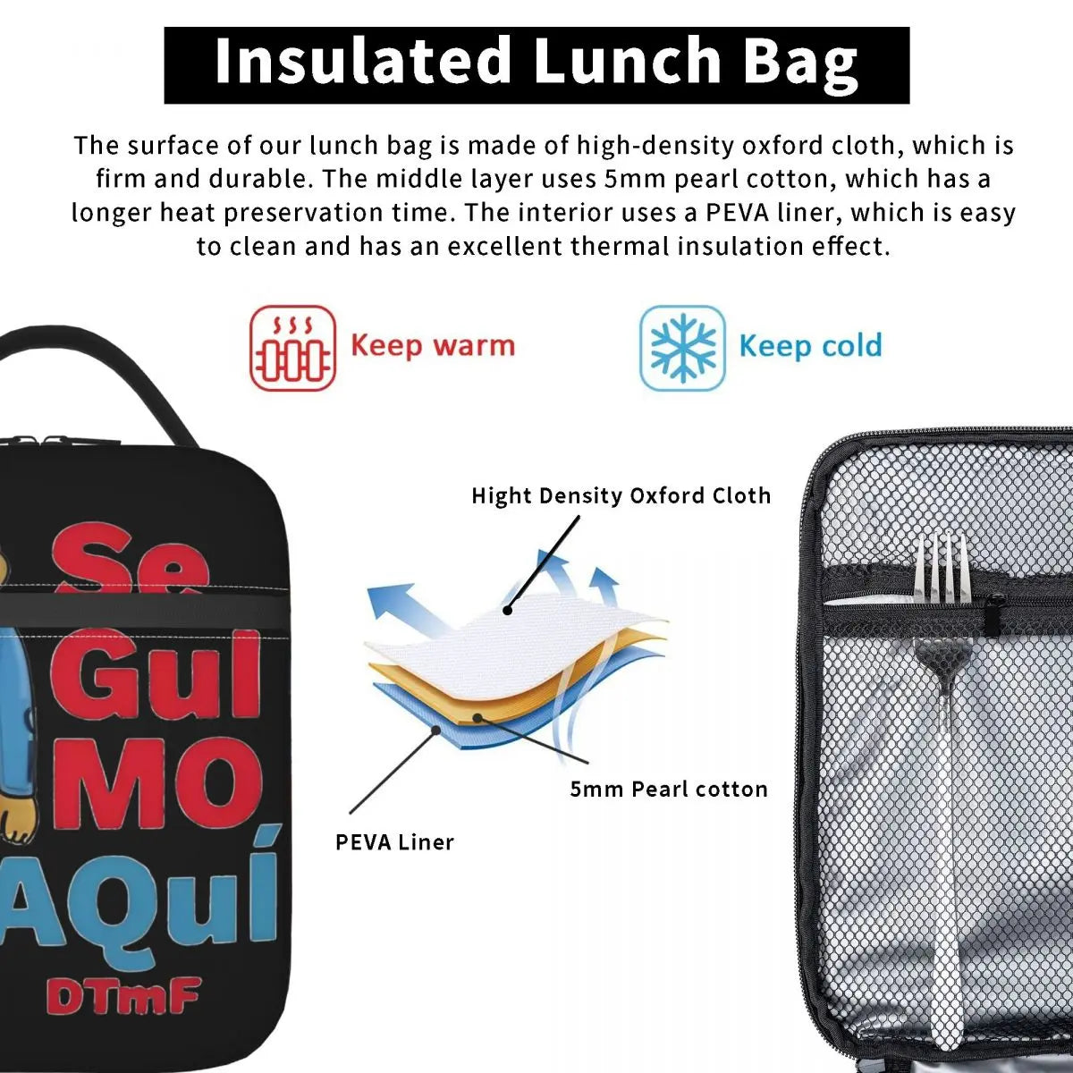 Lunch Bag DTMF – Bad Bunny “SeGuíMO AQuí ”