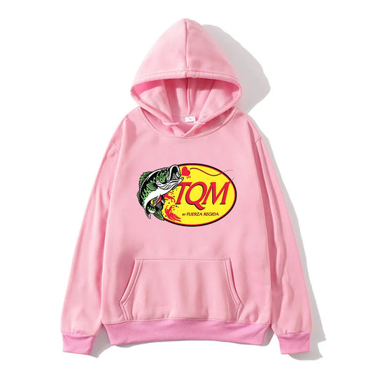 Pink TQM Hoodie by Fuerza Regida