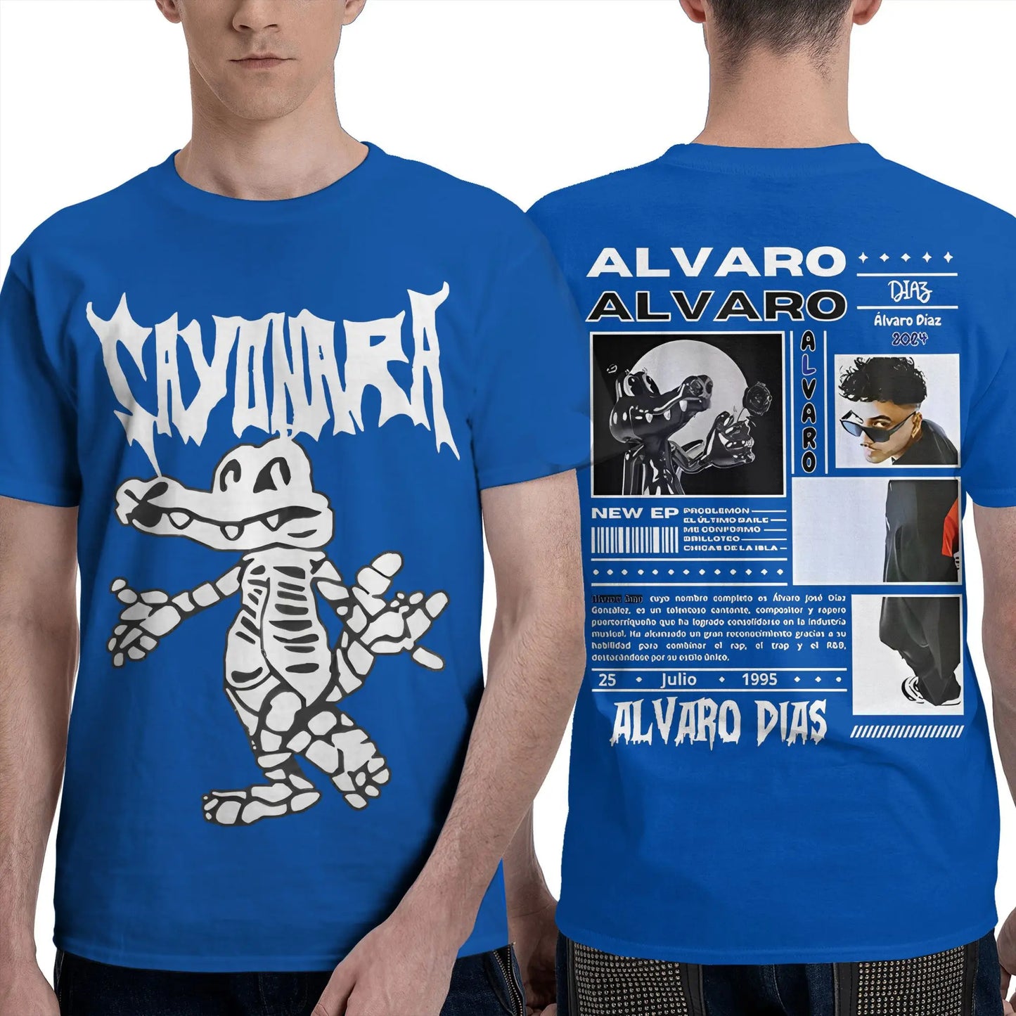 Alvaro Díaz Sayonara T-Shirt – Blue