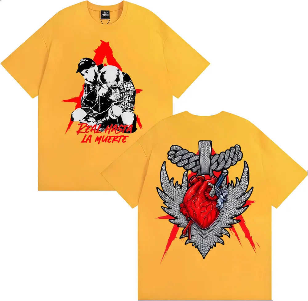 Anuel AA Real Hasta La Muerte World Tour T-Shirt – Yellow