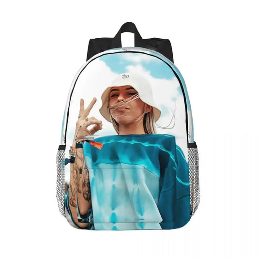 Young Miko Blue Sky Pose Backpack