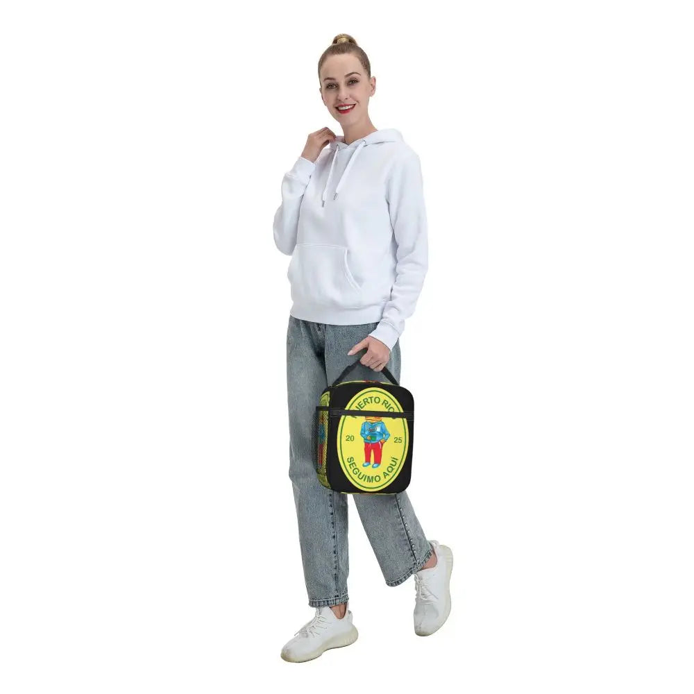 Bad Bunny Lunch Bag – DTMF “Puerto Rico Seal"