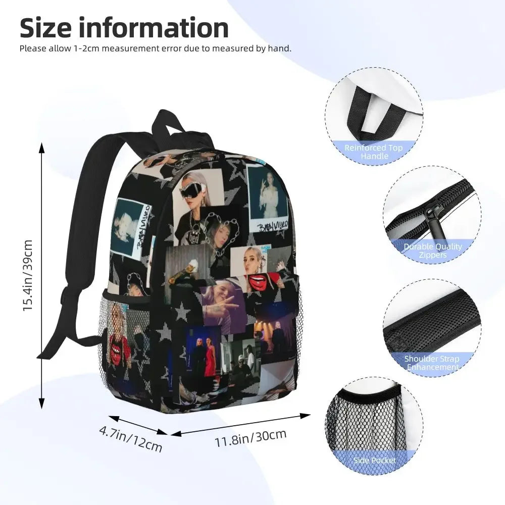 Young Miko Polaroid Collage Backpack