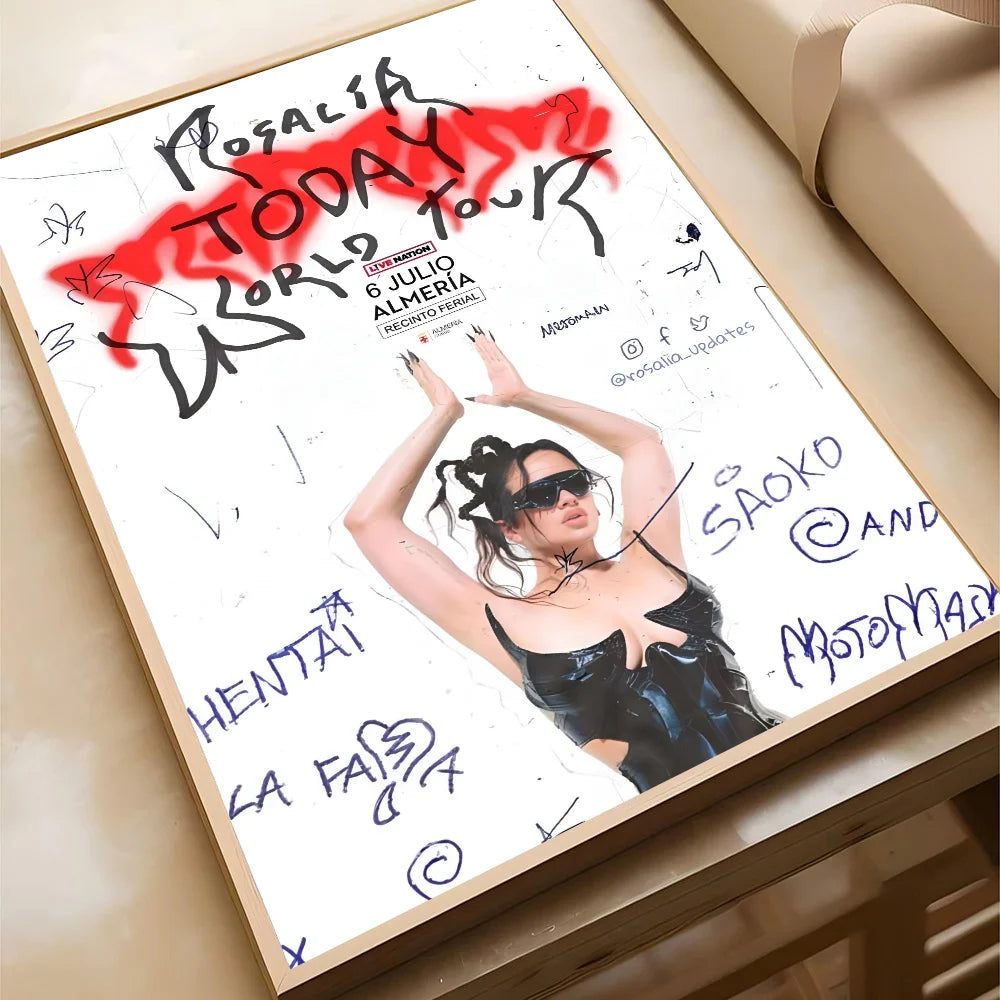 Rosalía Motomami World Tour Poster – Almería
