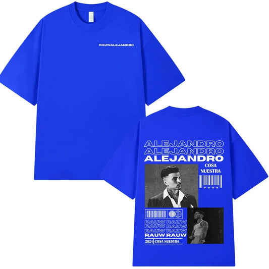 Rauw Alejandro Cosa Nuestra Blue T-Shirt