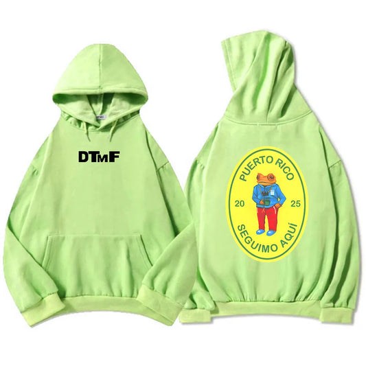 Debí Tirar Más Fotos Green Bad Bunny Hoodie – Puerto Rico DTMF 2025