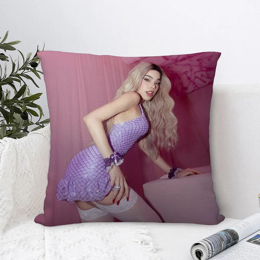 Kenia OS Lavender Glam Throw Pillow