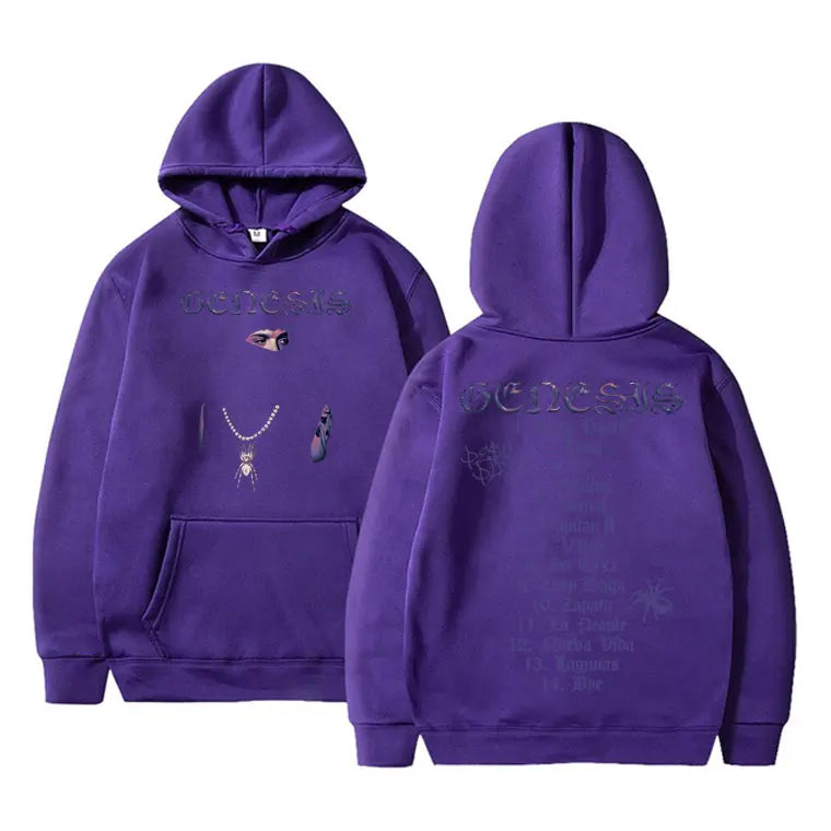 Peso Pluma Genesis Music Album Hoodie - Purple