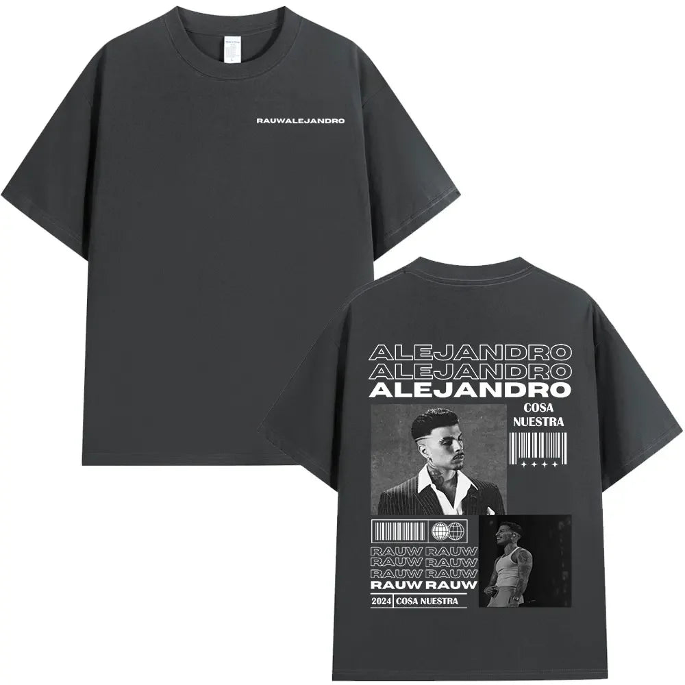 Rauw Alejandro Cosa Nuestra Dark Gray T-Shirt