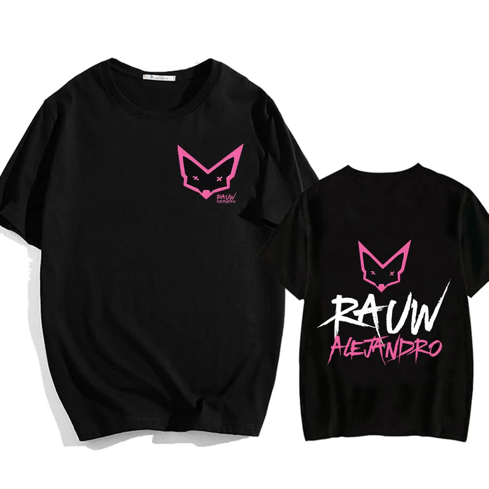 Rauw Alejandro T-Shirt – Fox Logo Black