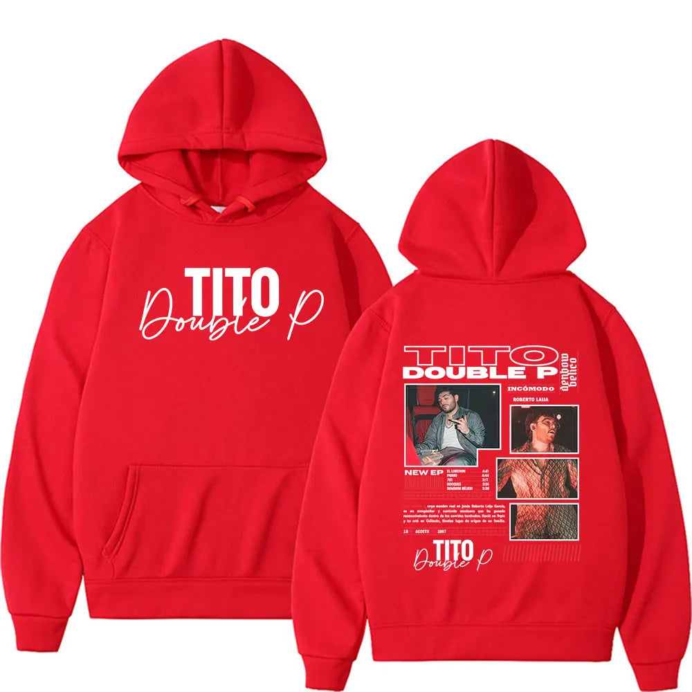 Tito Double P Ay Mamá Hoodie – Red