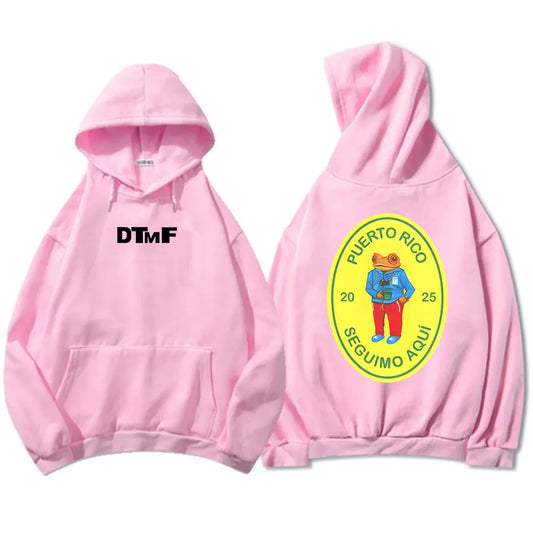 Debí Tirar Más Fotos Pink Bad Bunny Hoodie – Puerto Rico DTMF 2025