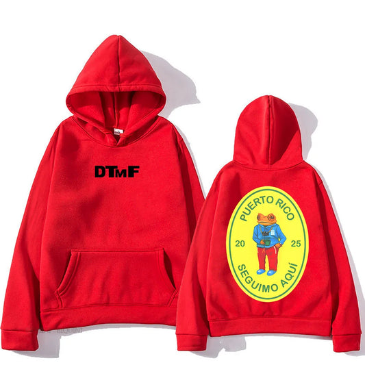 Debí Tirar Más Fotos Red Bad Bunny Hoodie – Puerto Rico DTMF 2025