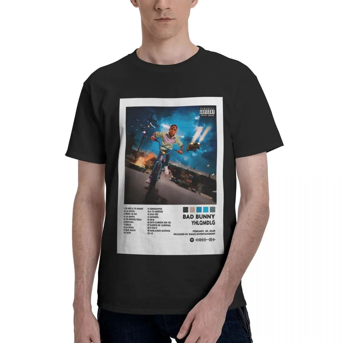 Bad Bunny YHLQMDLG T-Shirt – Blue