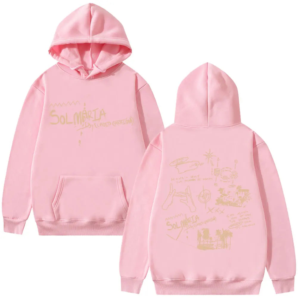Eladio Carrion Sol Maria hoodie - pink