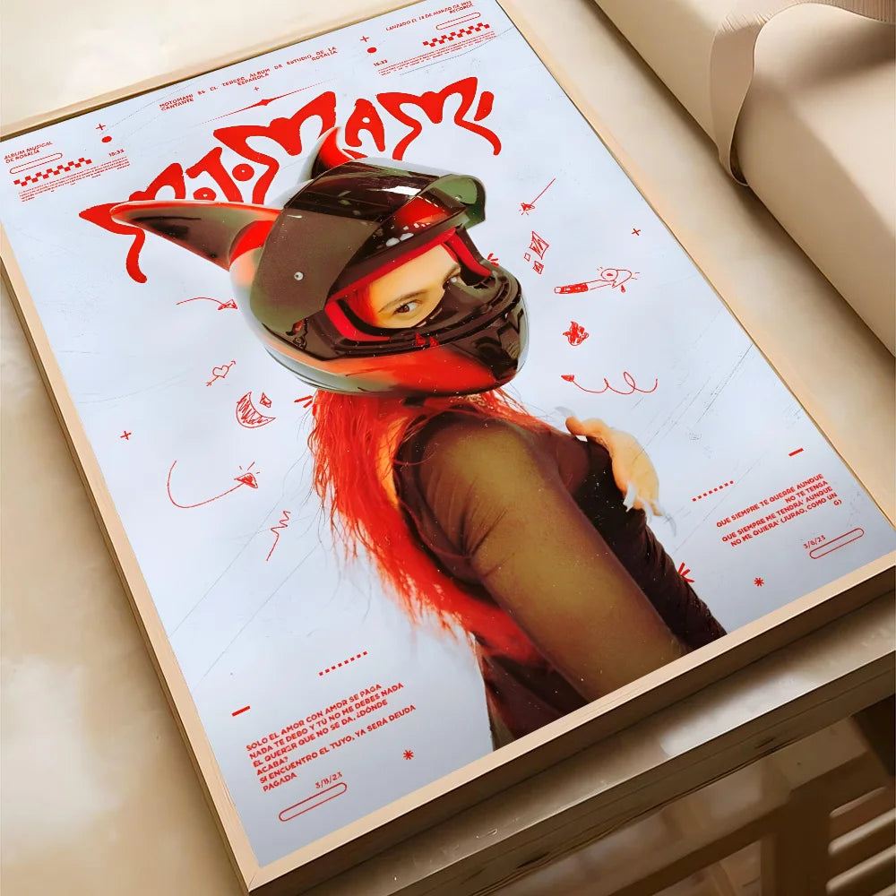 Rosalía Motomami Poster – Helmet