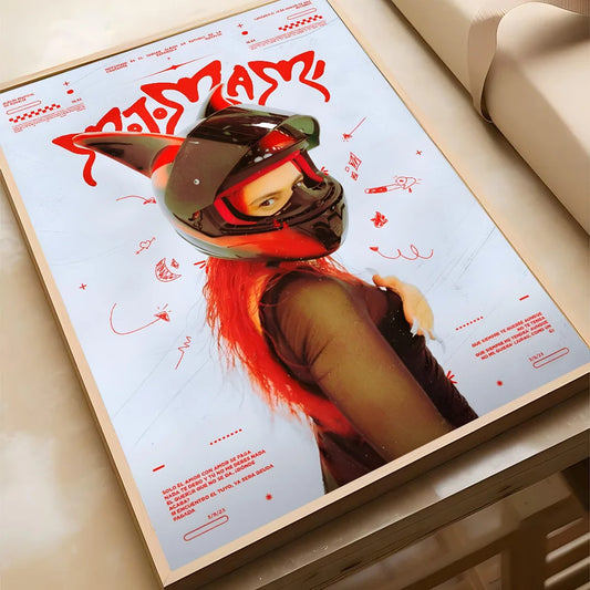 Rosalía Motomami Poster – Helmet