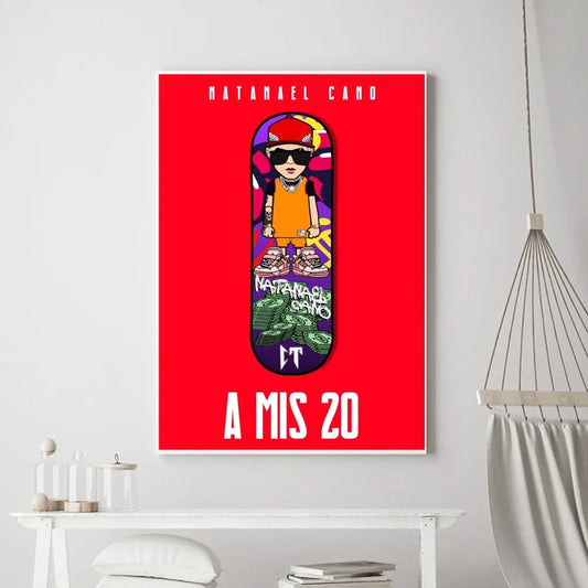 Natanael Cano "A Mis 20" Poster