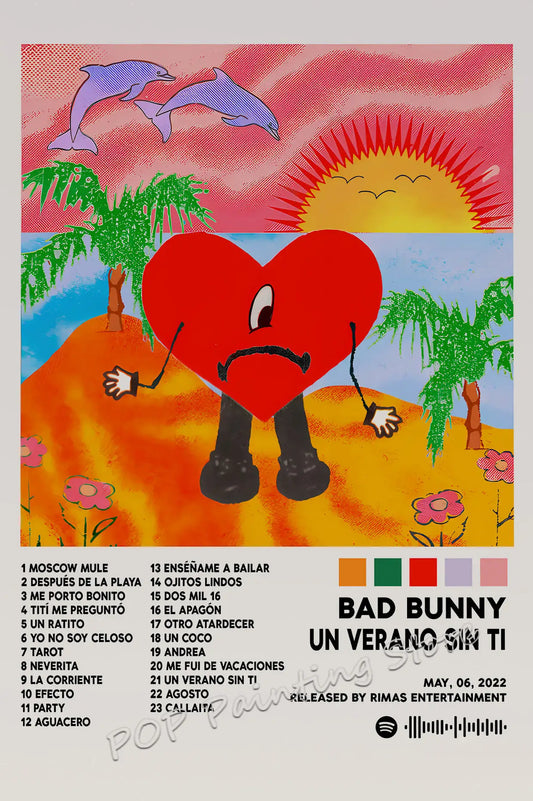 Bad Bunny Poster – Un Verano Sin Ti Album