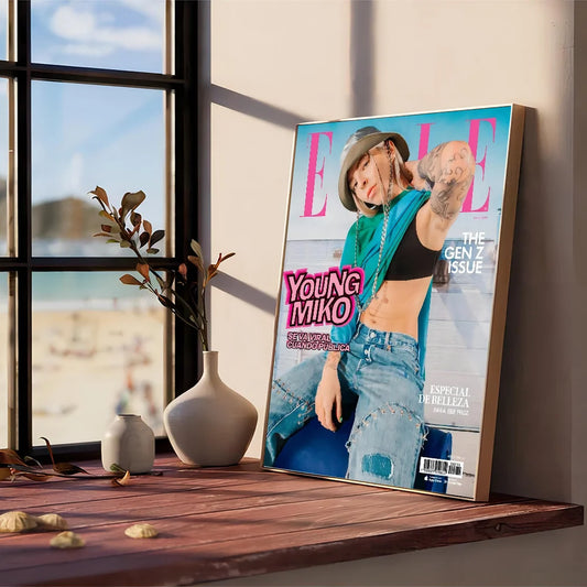 Young Miko Elle Magazine Poster – Gen Z Issue Cover