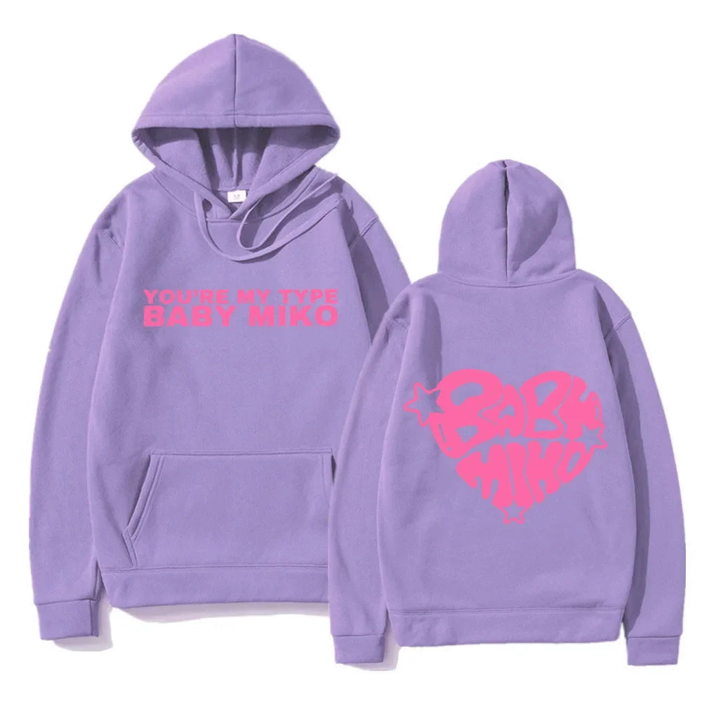 Purple Hoodie Baby Miko – Young Miko