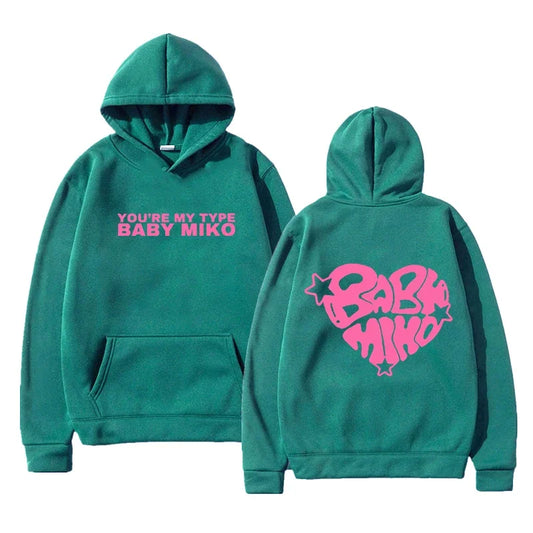 Green Hoodie Baby Miko – Young Miko