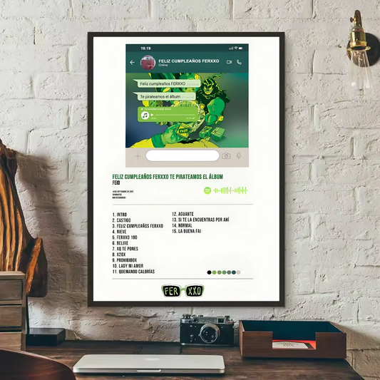 Feliz Cumpleaños Ferxxo Poster – Feid Album Tracklist