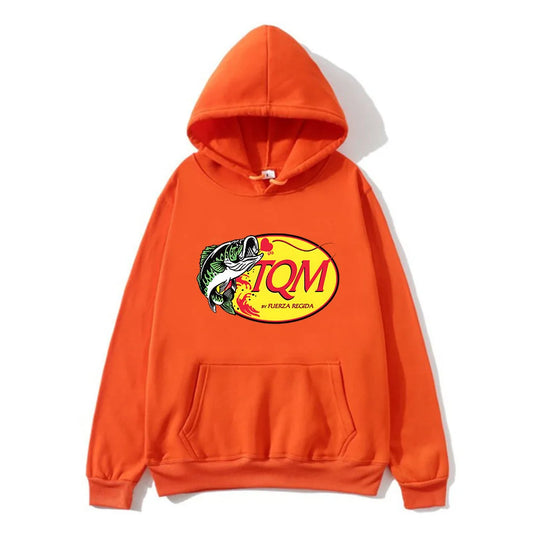 Orange TQM Hoodie by Fuerza Regida