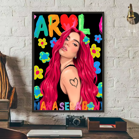 Karol G Flower Power Poster