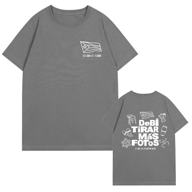 Bad Bunny Dark Gray T-Shirt – Debí Tirar Más Fotos
