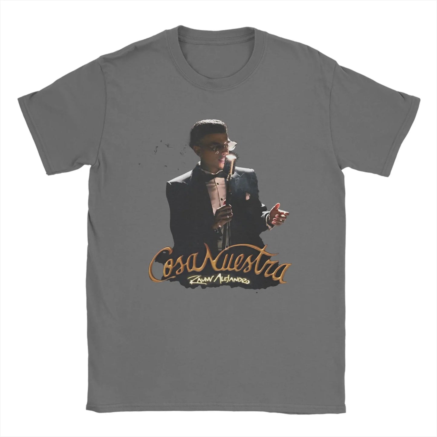 Rauw Alejandro T-Shirt – Cosa Nuestra Retro 2025 Dark Gray