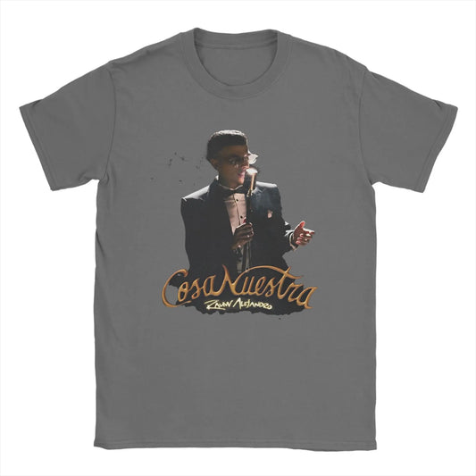 Rauw Alejandro T-Shirt – Cosa Nuestra Retro 2025 Dark Gray