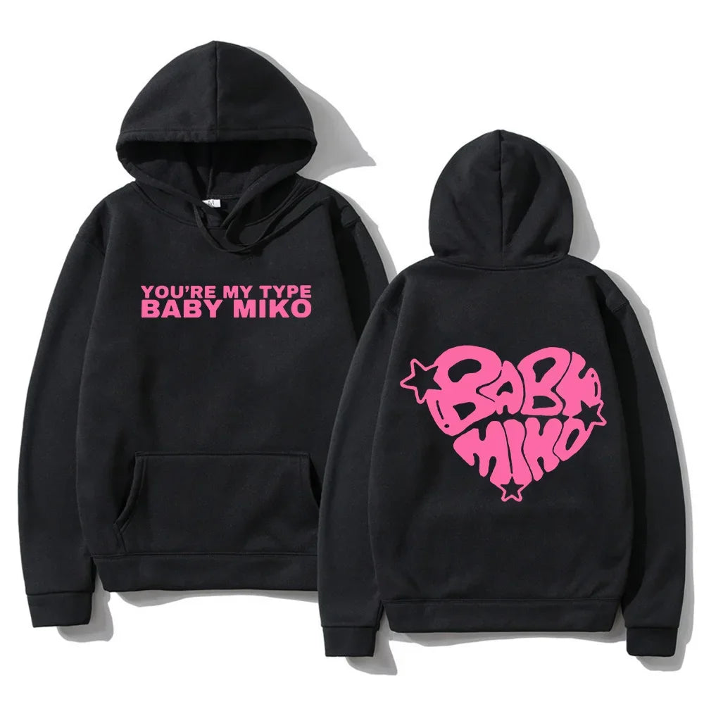 Black Hoodie Baby Miko – Young Miko