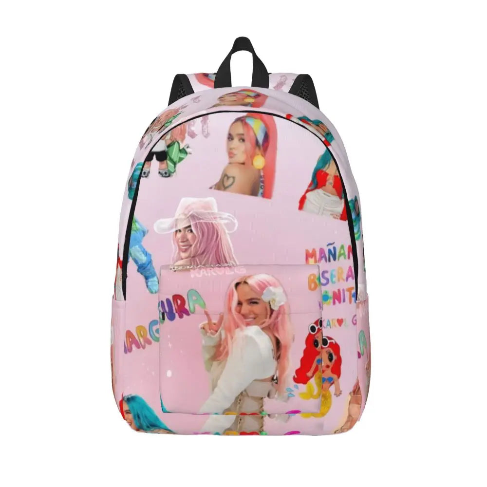 Karol G Iconic Poses Backpack – Pink Aura