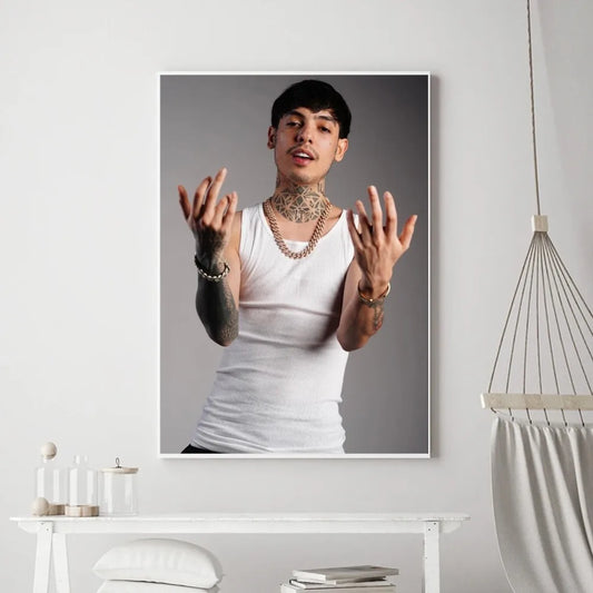 Natanael Cano Hands Up Poster