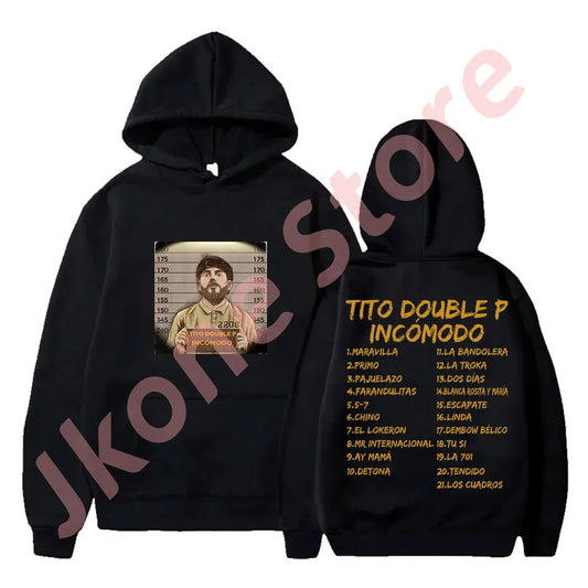 Black Tito Double P “Incómodo” Hoodie