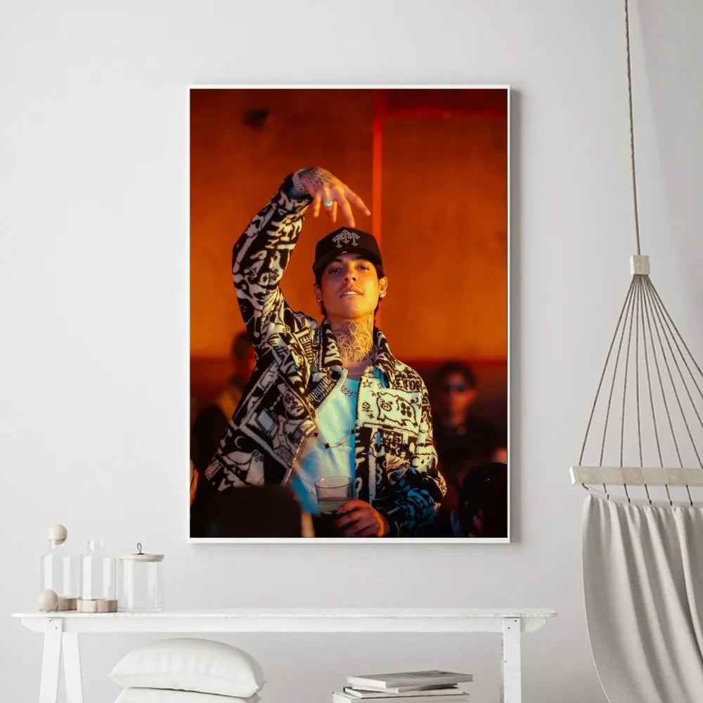 Natanael Cano Club Vibes Poster